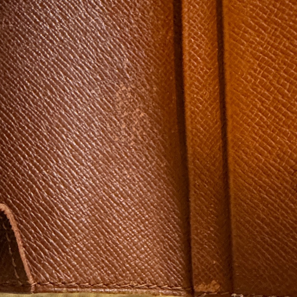 Louis Vuitton Vintage  Brown Monogram Porte-Monnaie Tresor Wallet - Picture 12 of 13